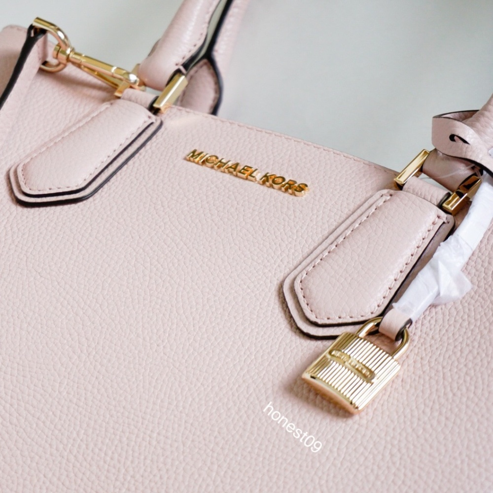 Michael Kors Adele LG Satchel Leather Shoulder Bag - Picture 6 of 8